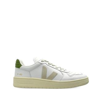 Veja V-82 II Grained Leather - male - Veja - Sneakers - White - 11 1/2 UK - Shoes