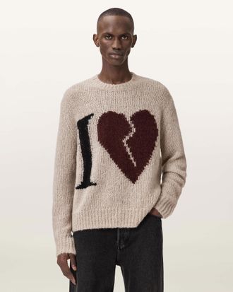 AllSaints Lover Knitted Oversized Sweater