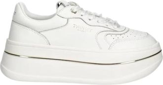 Twinset Flatform Sneakers - Dames - Sneakers - Wit - 40 EU - Leer - Schoenen