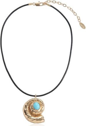 Ettika Turquoise Conch Pendant Cord Necklace at Nordstrom Rack