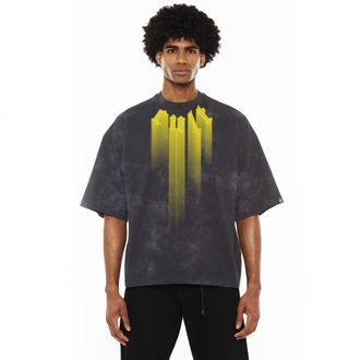 Cult of Individuality OVERSIZED SHORT SLEEVE CREW NECK TEE CULT