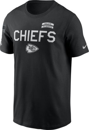 Nike Kansas City Chiefs Salute to Service Sideline Nike Mens Dri-FIT NFL T-Shirt in Black | 02ET00AA2G-NKC
