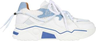 DWRS Jupiter Denim Sneakers - Dames - Sneakers - Wit - 39 EU - Denim - Schoenen