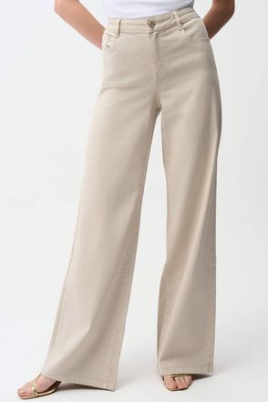 Joseph Ribkoff Goldie Classic Wide Leg Jeans In Moonstone