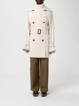 Toteme Cotton Double-Breasted Trench Coat