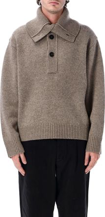 STUDIO NICHOLSON Riena Knitted Wide Collar Sweater