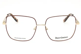Juicy Couture JU248G Metal Square-Frame Eyeglasses