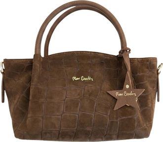 Pierre Cardin Handtas - Dames - Handtassen - Bruin - ONE Size - Leer - Tassen
