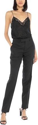 Philosophy di Lorenzo Serafini Black Tailored Lace Detailed Jumpsuit Size S