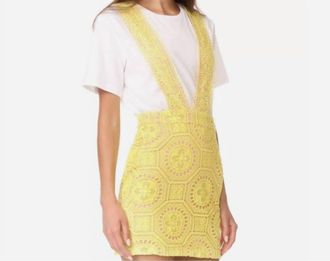 English Factory Love Those Lemons Dress In Yellow, White