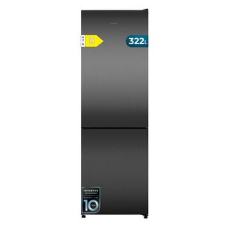 Cecotec Cecotec Frigor&iacute;fico Combi 322l Bolero Coolmarket Combi 322i Dark D. 185,5cm De Alto, 59,5cm De Ancho, Tecnolog&iacute;a Multi Airflow