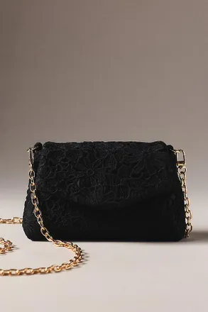 Badgley Mischka Jewel Badgley Mischka Audrey Crochet Lace Mini Crossbody Bag