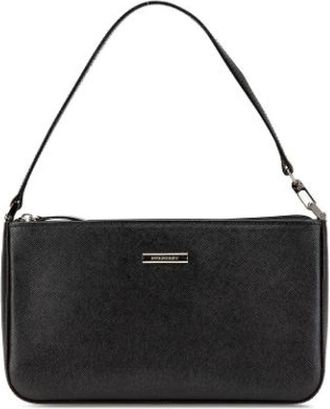 Burberry Pre-owned Shoulder Bags, female, Black, Size: ONE SIZE Pre-owned Leather shoulder-bags