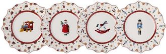 Villeroy & Boch Set Of 4 Toys Delight Limited Anniversary Edition Plates