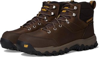 CAT Threshold Rebound Hiker WP ST Mens Work Boots Bison : 10.5 D - Medium, Synthetic