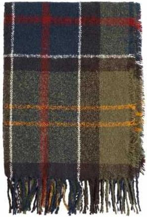 Barbour Accessoires, unisex, Veelkleurig, ONE Size, Wol, Tartan Boucle Sjaal Navy Groen