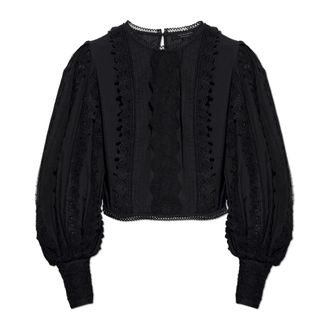 AllSaints Blouses, female, Black, Size: 2XS Hart Top