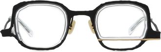 Masahiromaruyama Occhiali geometrici - Nero