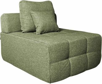 Oviala Sof&aacute; reclinable individual de tela verdes l 83 cm