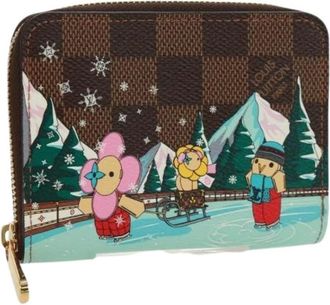 Louis Vuitton Pre-owned Wallets, female, Brown, Size: ONE SIZE Pre-owned Canvas Wallet