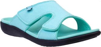 Spenco Kholo Brite Sandals Womens Turquoise Arch Support Slip On Slide JZZ1199