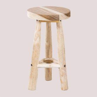 Sklum Sklum - Taburete Alto De Jard&iacute;n En Madera (65 Cm) Narel