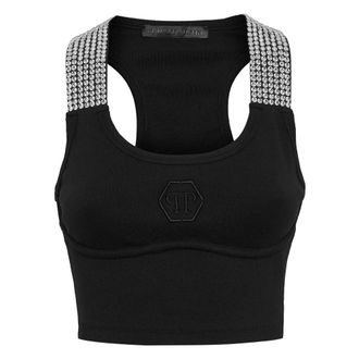 Philipp Plein Mujer, Camisetas, Negro, Talla: M