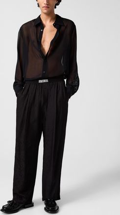 LGN Louis Gabriel Nouchi Mens Teardrop flowy jacquard pant