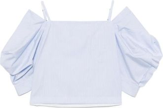 sacai Top a righe - BLUE STRIPE