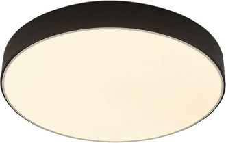 Lindby L&aacute;mpara De Techo Led simera En Negro Pl&aacute;stico - Lindby