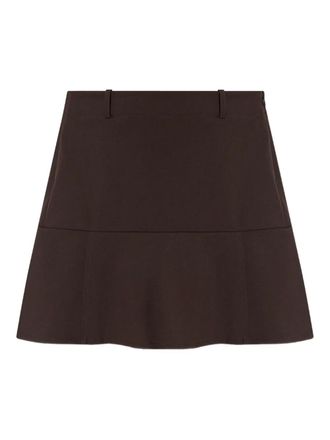 Sams&oslash;e & Sams&oslash;e Mini-rok met A-lijn - Bruin