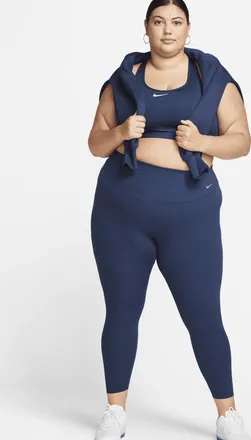 Nike Womens Zenvy High-Waisted 7/8 Leggings (Plus Size) in Blue | DV4911-410