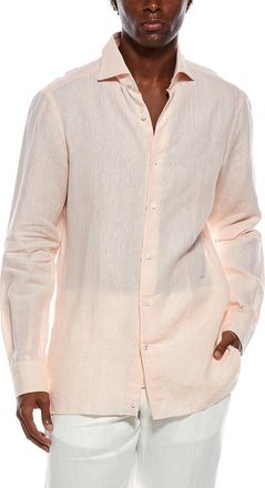 Isaia Linen Dress Shirt