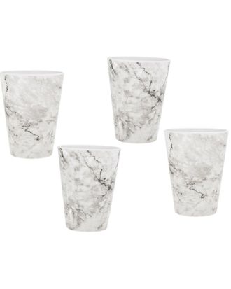 Godinger Dnu Unprofitable Godinger Marble Melamine Tumblers (Set Of 4)