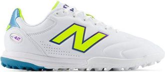 New Balance Unisex 442 Elite TF V3 en Blanco/Verde, Talla 42.5