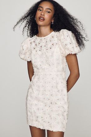 endless rose Puff-Sleeve Mini Dress