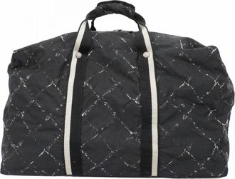 Chanel Black Nylon Boston Bag (Pre-Owned)