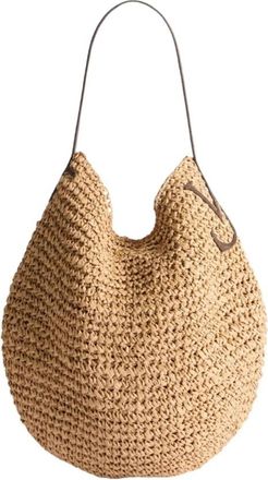 J.W.Anderson Grote Bulb Tas - Dames - Schoudertassen - Beige - ONE Size - Su&egrave;de - Tassen
