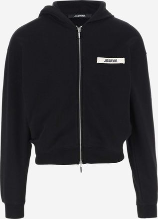 Jacquemus Le Hoodie Grosgrain Zippé