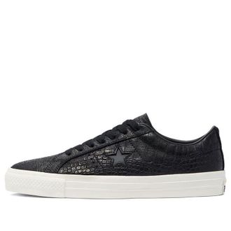 Converse One Star Pro Low Croc Emboss - Black 170706C