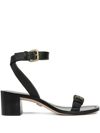 Veronica Beard Sandali Elia con fibbia - Nero