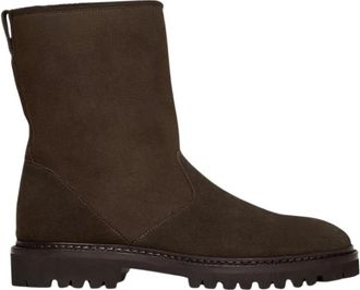 Scarosso Paul Boots - Heren - Enkellaarsjes - Bruin - 46 EU - Su&egrave;de - Schoenen