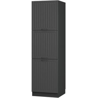 Vicco Armario Para Horno Empotrado Fame-line, Gris Oscuro, 60 Cm, Vicco