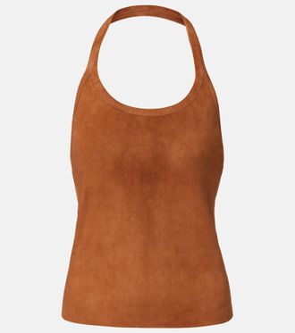 Stouls Cherry suede minidress