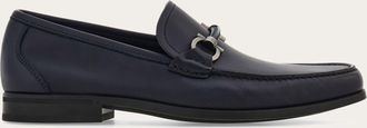 Ferragamo Men Gancini ornament loafer Blue Size 10.5