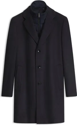 BOSS ONE slim-fit coat in wool and cashmere