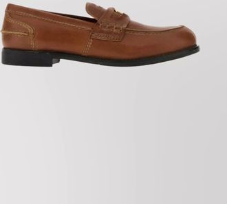 Miu Miu leather loafers