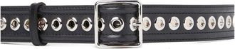 Alexander McQueen Leren riem - Zwart