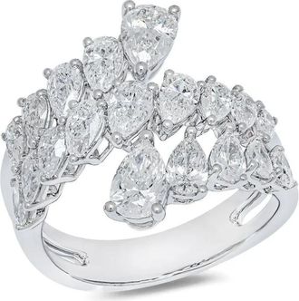 Azzaro 18kt witgouden ring met diamant - Zilver