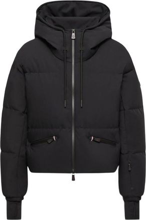 Moncler Black Quilted Hood Jacket
